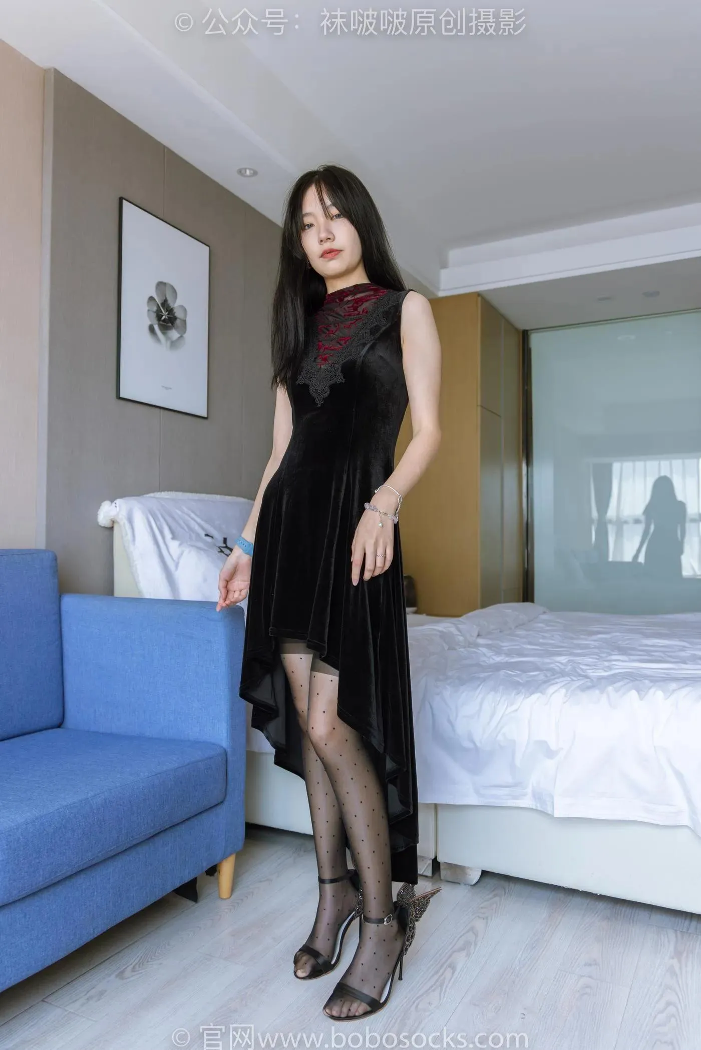 [BoBoSocks袜啵啵]NO.175 小甜豆-高跟鞋、黑丝 脚尖透明款 [140P]插图2